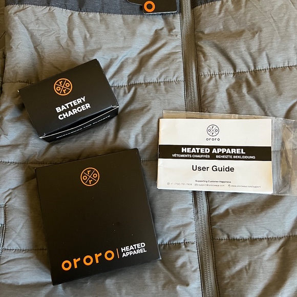 Ororo Men's Classic Heated Vest - Flecking Gray - Size Large - Picture 4 of 8